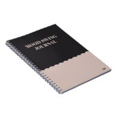 Grappig Modern Mood Swing Journal Monogram Notitieboek (Rechterzijde)