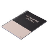 Grappig Modern Mood Swing Journal Monogram Notitieboek (Linkerzijde)