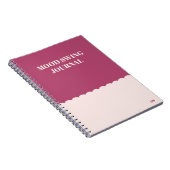 Grappig Modern Mood Swing Journal Roze Notitieboek (Rechterzijde)