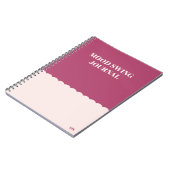 Grappig Modern Mood Swing Journal Roze Notitieboek (Linkerzijde)