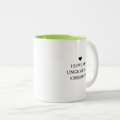 Grappig modern ondankbare kinderen Moederdag Tweekleurige Koffiemok (Voorkant rechts)