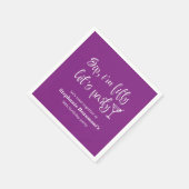 Grappig Modern Sip Ik ben 50ste verjaardag Vijftig Servet (Hoek)