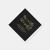 Grappig Modern Sip Ik ben 50ste verjaardag Vijftig Servet (Hoek)