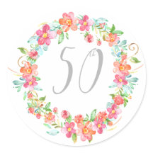 Grappig modern verjaardagsbloemen tuinfeest