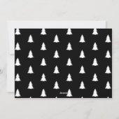 Grappig moderne typografie hallo nieuwjaarfoto feestdagenkaart (Achterkant)