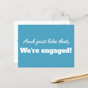 Grappig Moderne Typografie sparen de Aankondiging  Briefkaart