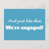 Grappig Moderne Typografie sparen de Aankondiging Briefkaart (Voorkant)