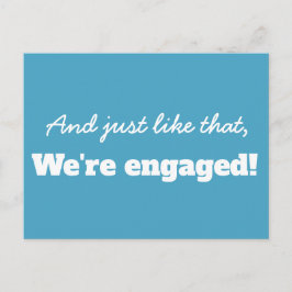 Grappig Moderne Typografie sparen de Aankondiging Briefkaart