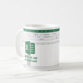 grappig moe als boekhouder, grappige accountant koffiemok (Voorkant links)