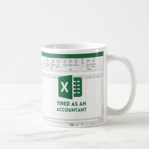 grappig moe als boekhouder, grappige accountant koffiemok
