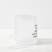 Grappig moe van bedrieglijke koekjes matglas koffiemok (Center)