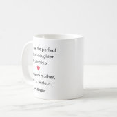 Grappig Moeder Dochter Mok Perfect Moederdag Gift (Voorkant links)