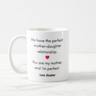 Grappig Moeder Dochter Mok Perfect Moederdag Gift