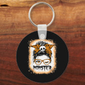 Grappig Moeder Halloween Kostuum Feest Cadeau Sleutelhanger (Voorkant)