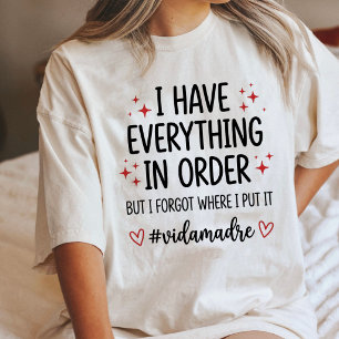 Grappig Moeder Leven Vida Madre Citaat Tri-Blend Shirt