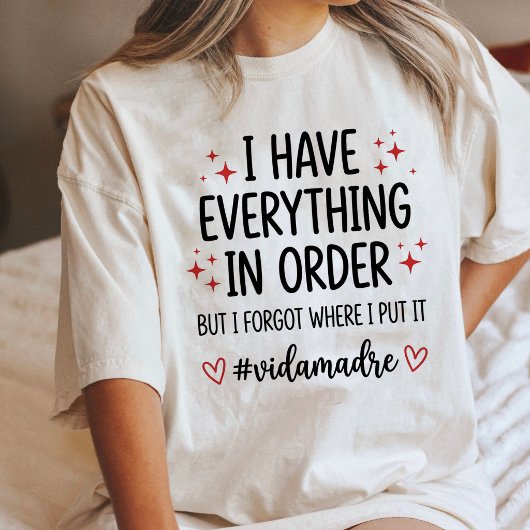 Grappig Moeder Leven Vida Madre Citaat Tri-Blend Shirt