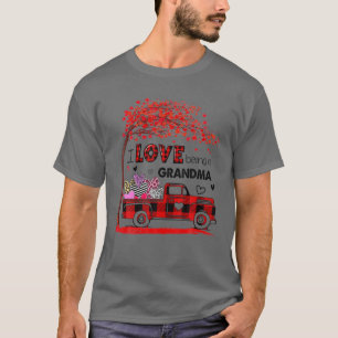 Grappig Moederdag dat ik een oma Red Plai ben T-shirt