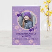 Grappig Moederdag fotocadeau wenskaart Kaart (Gele Bloem)