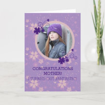 Grappig Moederdag fotocadeau wenskaart