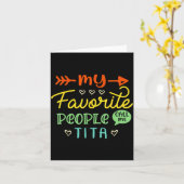 Grappig Moederdag Geschenk Mijn Favoriete Mensen N Kaart (Gele Bloem)