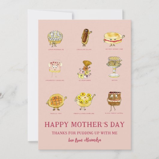 Grappig Moederdag Gezegde Feestdagenkaart (Voorkant)