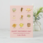 Grappig Moederdag Gezegde Feestdagenkaart (Staand voorkant)