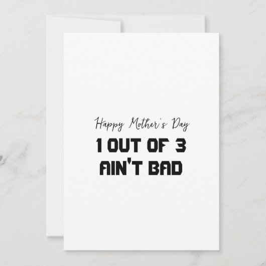 Grappig Moederdag Kaart 3 Kinder (Voorkant)