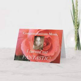 Grappig Moederdag Kaart - Voeg je eigen foto toe!