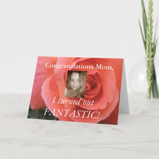 Grappig Moederdag Kaart - Voeg je eigen foto toe! (Voorkant)