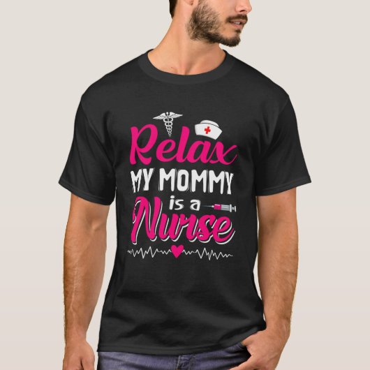 Grappig Moederdag Relax Mijn moeder Mama Is Een Ve T-shirt (Voorkant)
