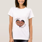 Grappig Moederschap - Tweeling Hart Dubbele Proble T-shirt (Voorkant)