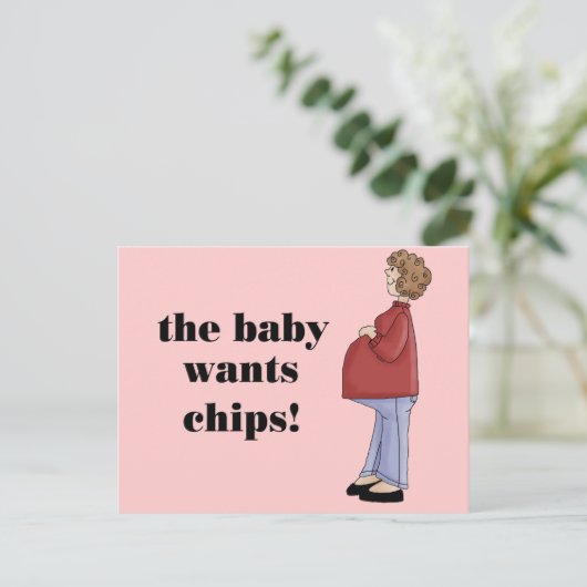 Grappig moederschapsontwerp briefkaart (Staand voorkant)