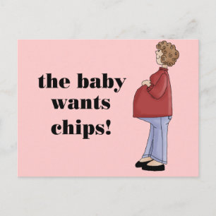 Grappig moederschapsontwerp briefkaart