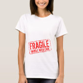 Grappig moederschapsshirt | Fragiele behandeling m T-shirt (Voorkant)