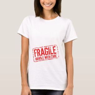 Grappig moederschapsshirt Fragiele behandeling m T-shirt