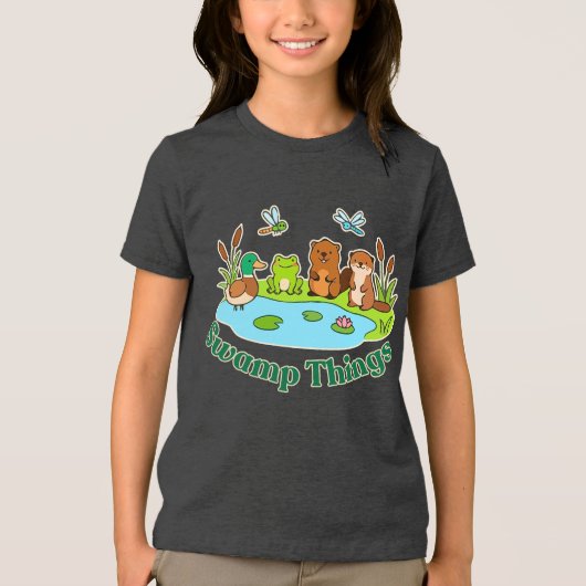 Grappig Moeras Dingen T-shirt voor Kinderen (Voorkant)