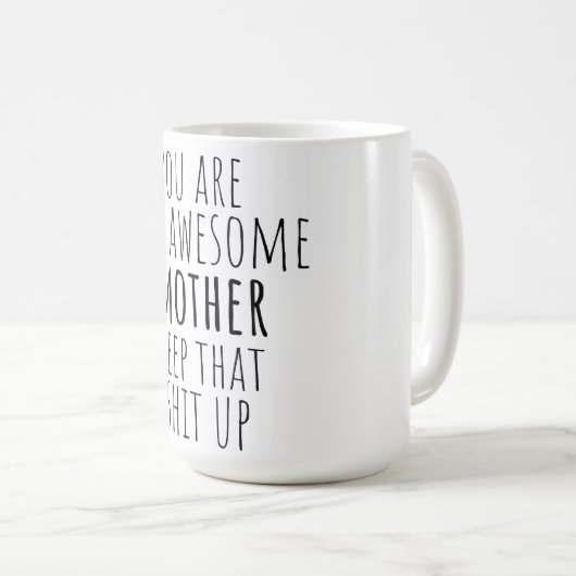 Grappig mok cadeau voor mama moederdag 2025 (Voorkant rechts)