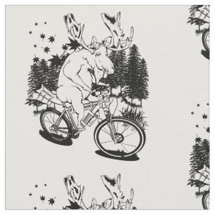 Grappig molen op fietsenfiets stof