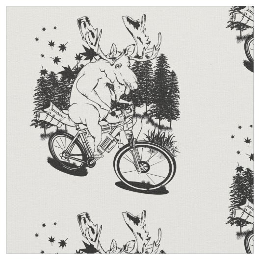 Grappig molen op fietsenfiets stof (Close Up)