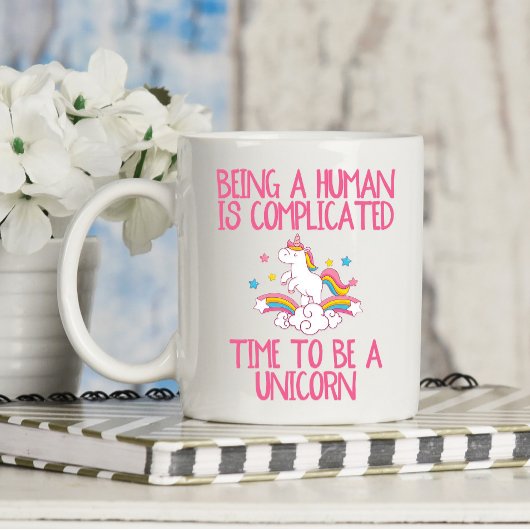 Grappig moment om een Unicorn te worden Koffiemok