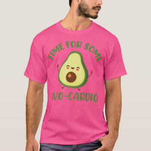 Grappig moment voor wat Avo-Cardio Avocado-oefenin T-shirt
