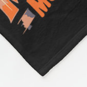 Grappig Momzilla Moeder van Monsters Retro Verjaar Fleece Deken (Hoek)