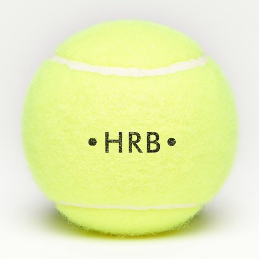 Grappig Monogram, raak mijn Tennis Balls niet aan Tennisballen (Achterkant)