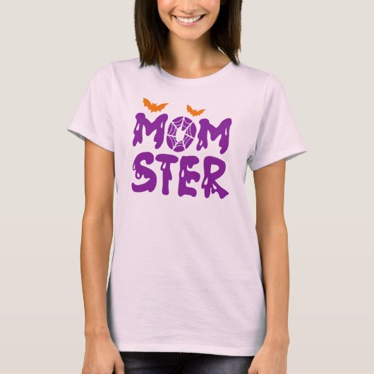 Grappig "monster" druipende brieven Halloween moed T-shirt (Voorkant)