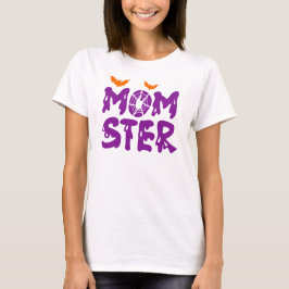 Grappig "monster" druipende brieven Halloween moed T-shirt