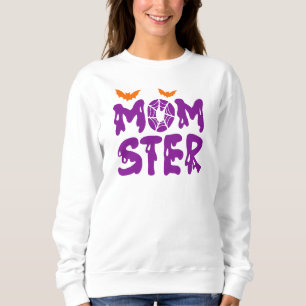 Grappig "monster" druipende brieven Halloween moed Trui