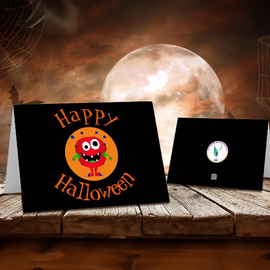 Grappig, monster, Halloween Kaart