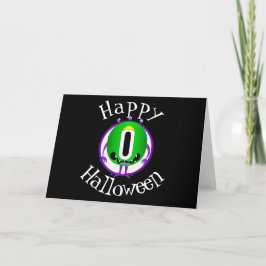 Grappig, monster, Halloween Kaart