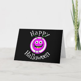 Grappig, monster, Halloween Kaart
