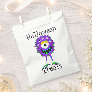 Grappig, Monster, Halloween "Treats" Bedankzakje